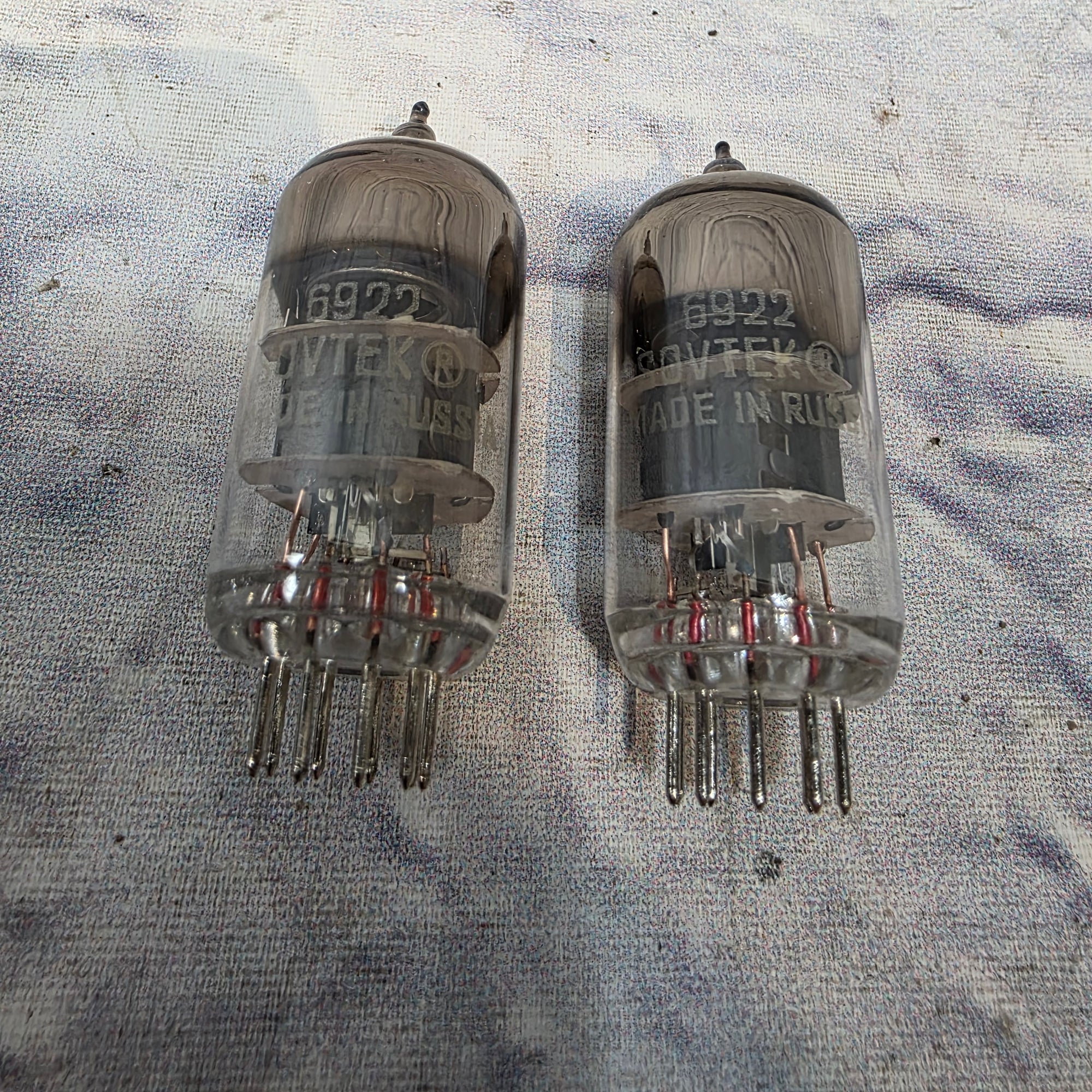 Sovtek 6922 Amplifier Tube Pair