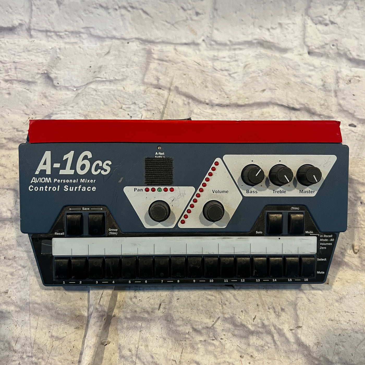 Aviom A-16CS Personal Mixer Control Surface for A-16R Mixer