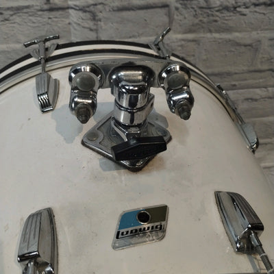 70's Ludwig 22x15 White Bass Drum