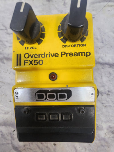 DOD FX50 Overdrive Preamp Pedal