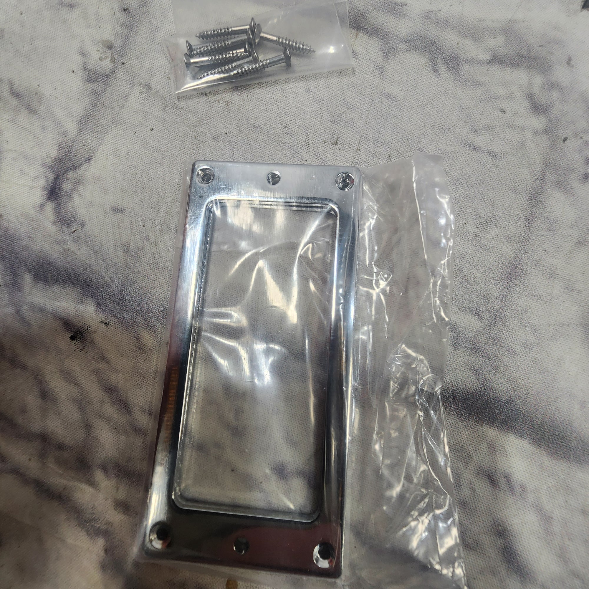 Unknown Chrome Flat Filtertron Ring Pair for Artec Entwstile Pickup