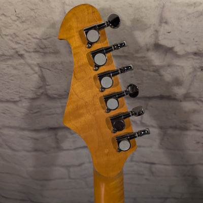 Spectrum Strat Style Electric Guitar Sunburst SHARP FRETS