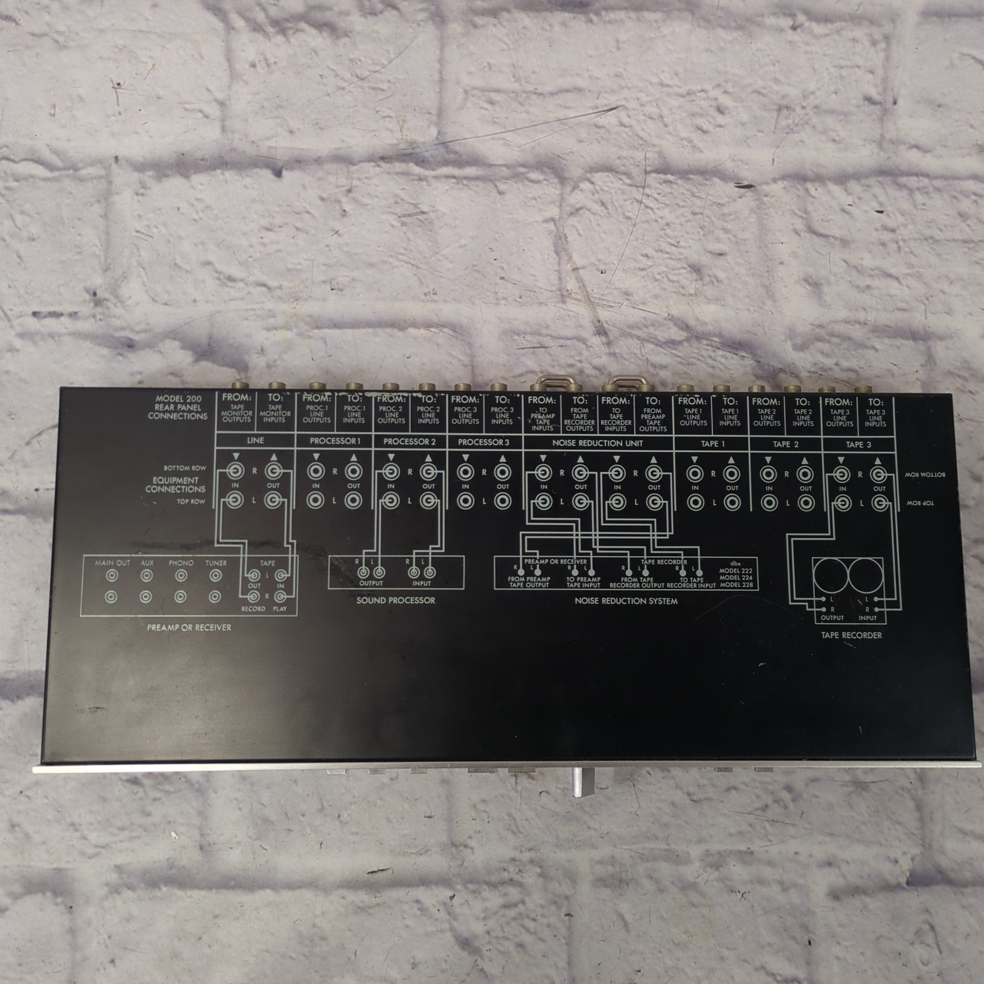 DBX 200 Program Route Selector Rack Unit