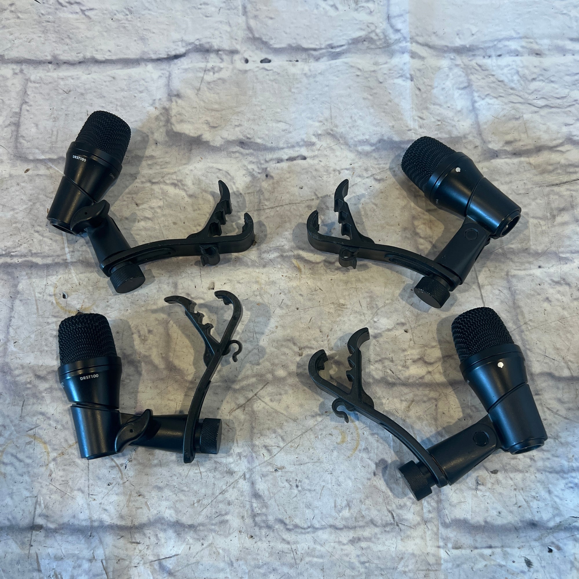 Digital Reference 5pc Drum Mic Set with Rim Clips Microphone