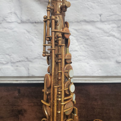 Vintage Buescher True Tone Low Pitch Saxophone 1920s with Original Case -143730