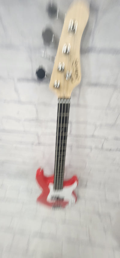 Glarry P-Bass 4 String Red 4 String