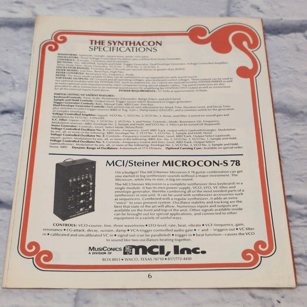 MCI Presents 1978 Catalog Evolution Music