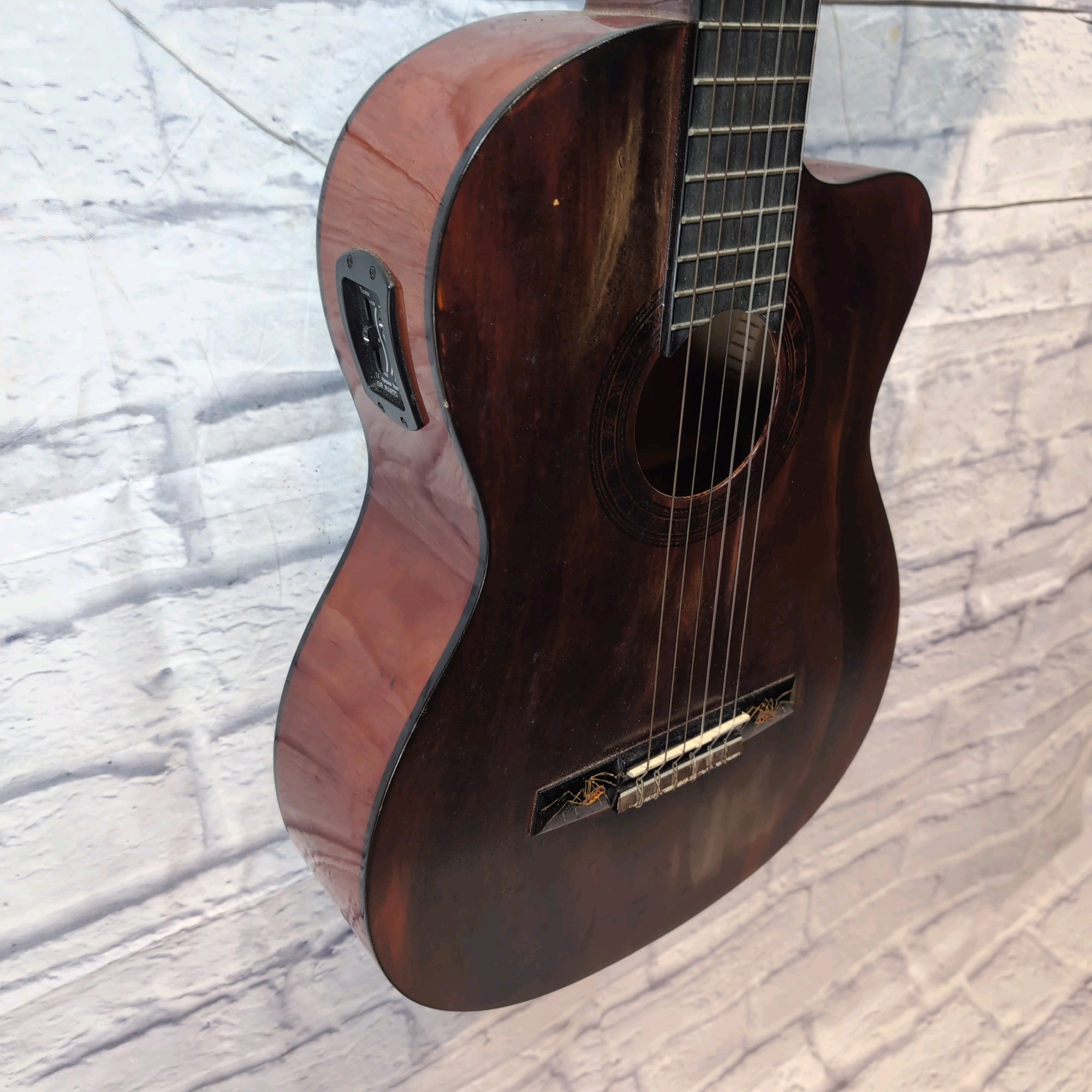 Valencia CL-160 Classical Acoustic Electric Guitar w/ Spider Headstock and Bridge