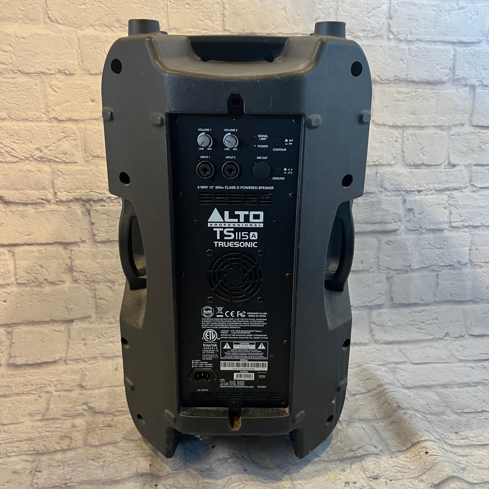 Alto TS115A Powered Speaker NEEDS REPAIR