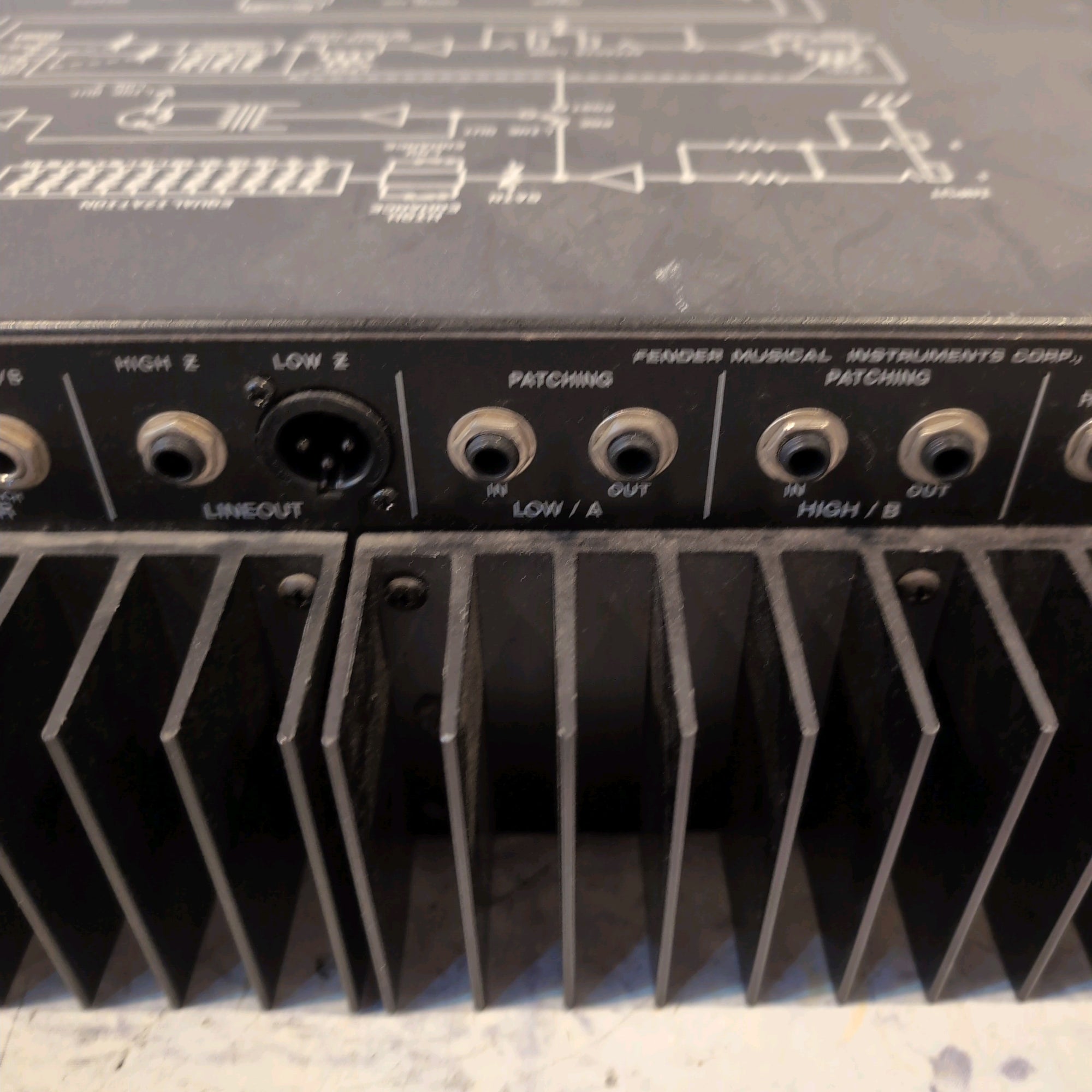 Fender BXR Dual Bass 400 Rack Mount Bass Amp Head