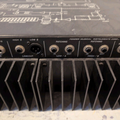Fender BXR Dual Bass 400 Rack Mount Bass Amp Head