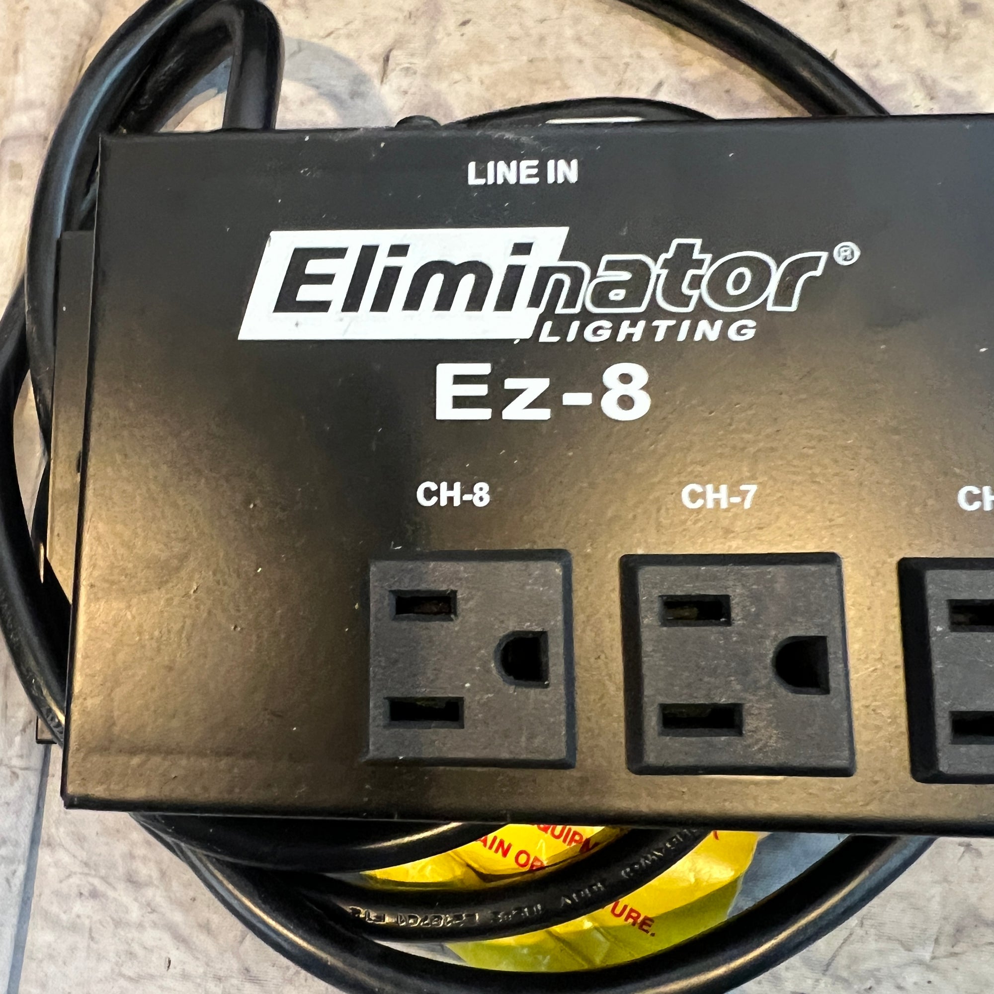 Eliminator Lighting EZ-8  8 Channel Lighting Controller with Relay