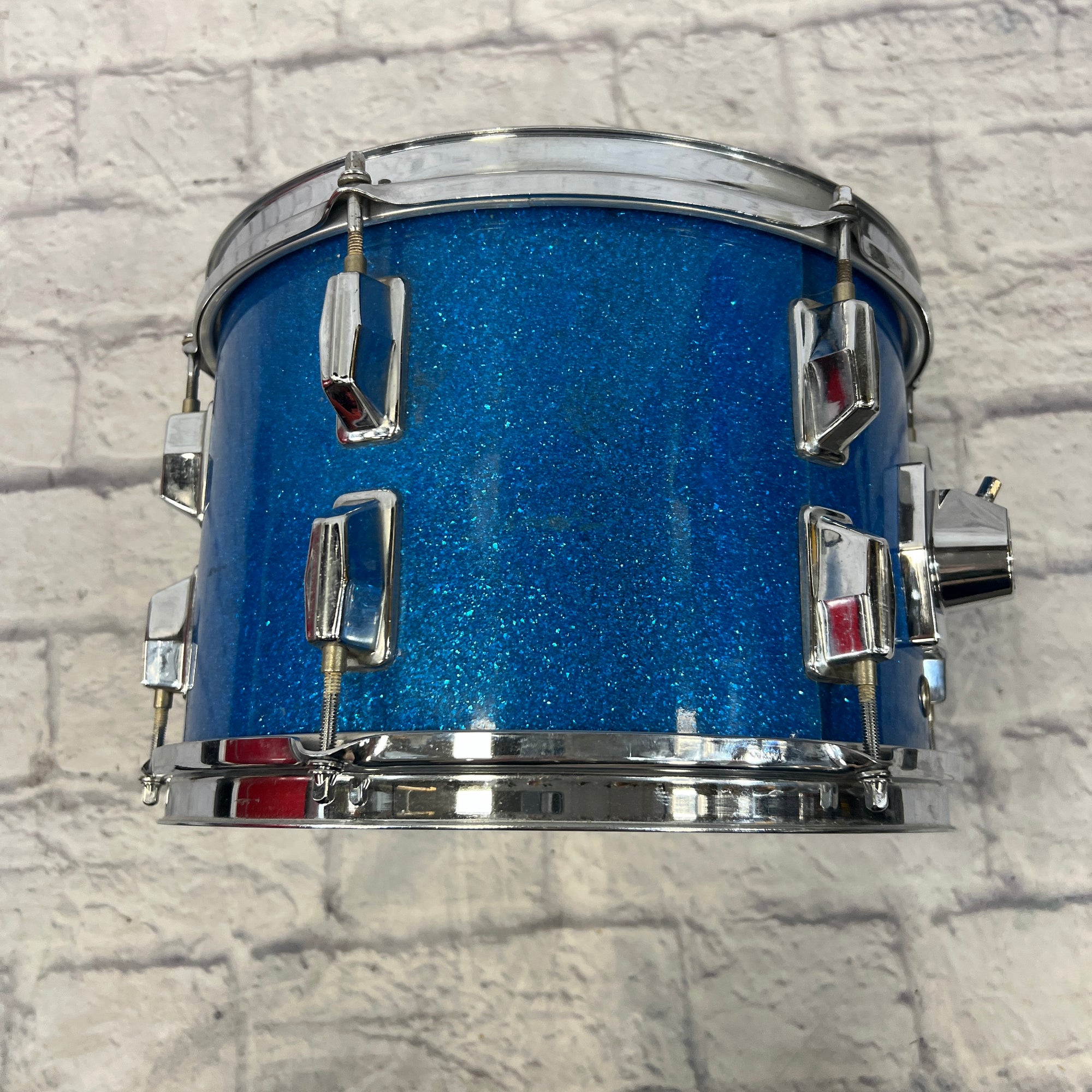 Reuther 12 Rack Tom Blue Sparkle