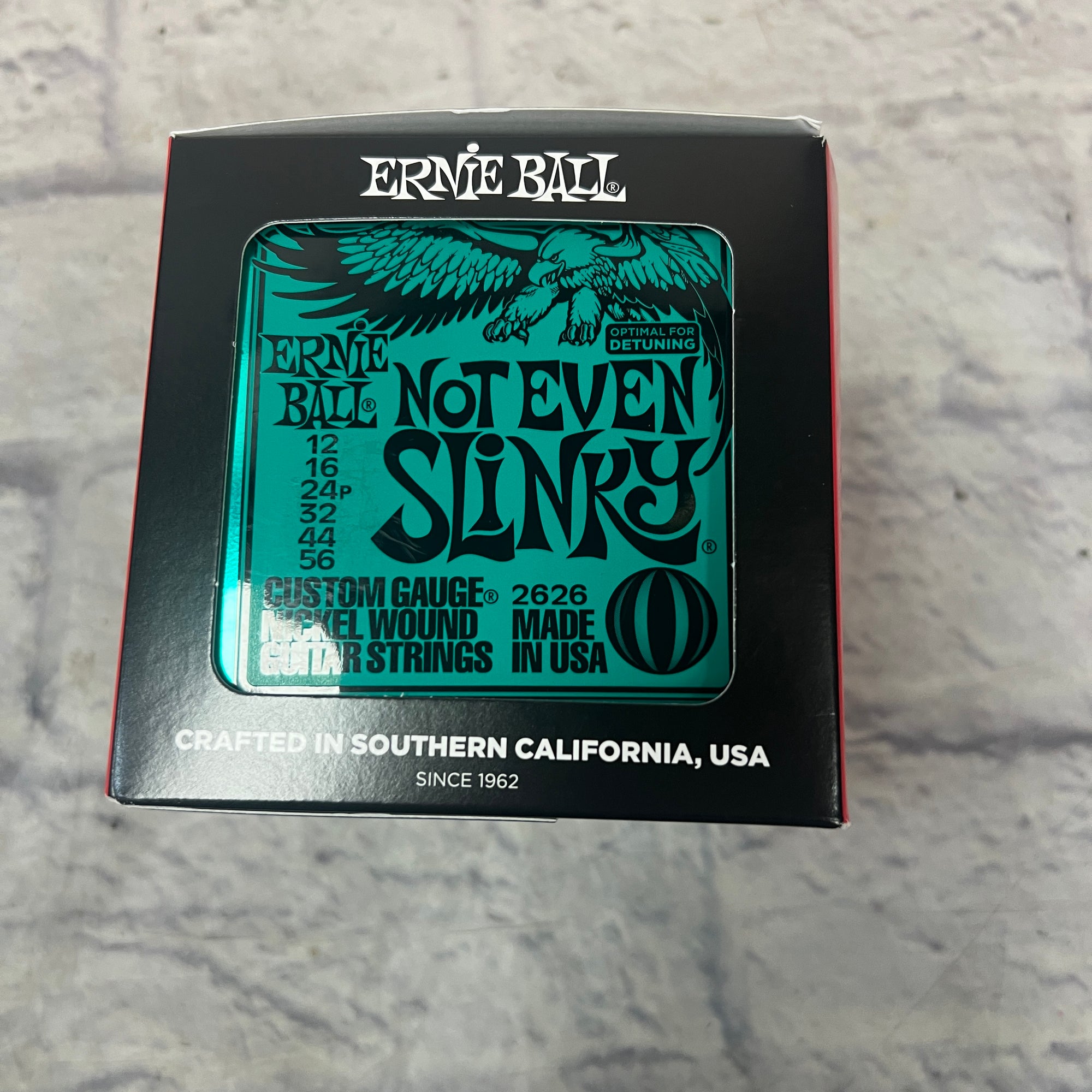 Ernie Ball 10 Pack Not Even Slinky 12-56 2626 Guitar Strings