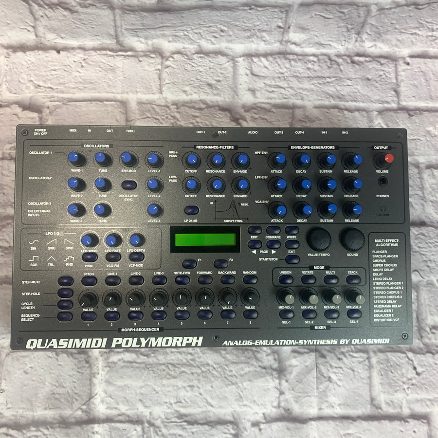 Quasimidi Polymorph Rack Synth