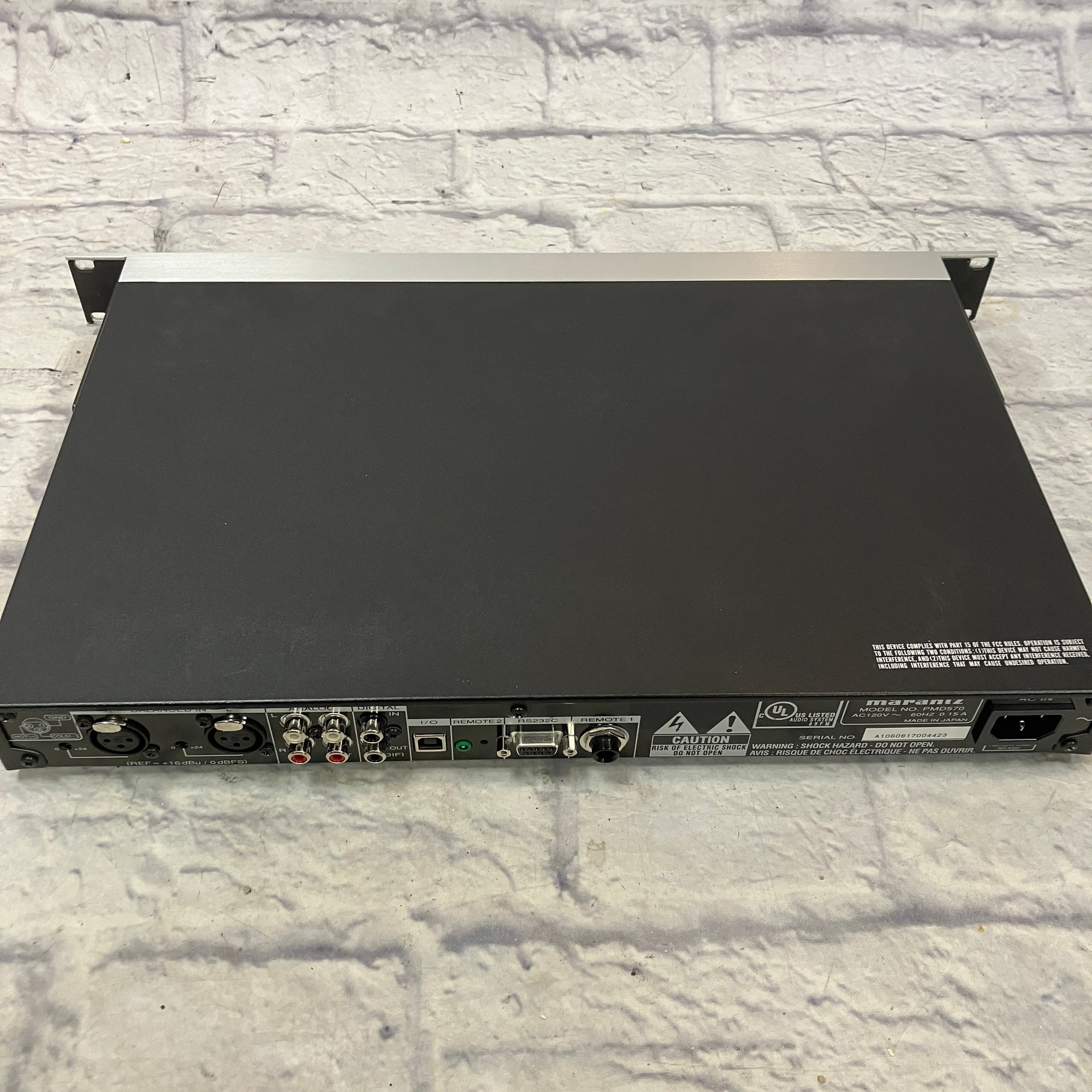 Marantz PMD570 Rack Mountable Solid State Recorder