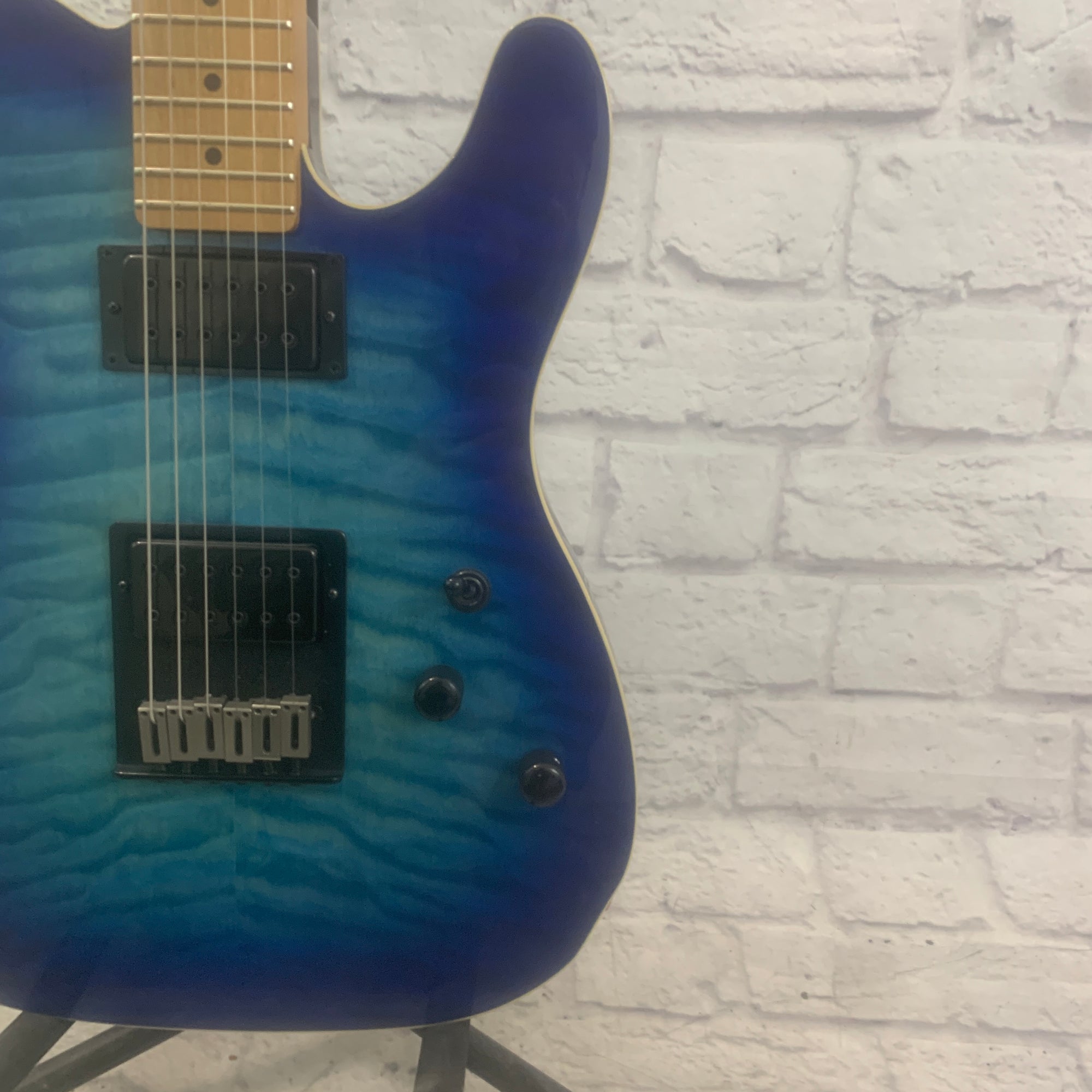 Schecter PT Pro Transparent Blue Burst Electric Guitar