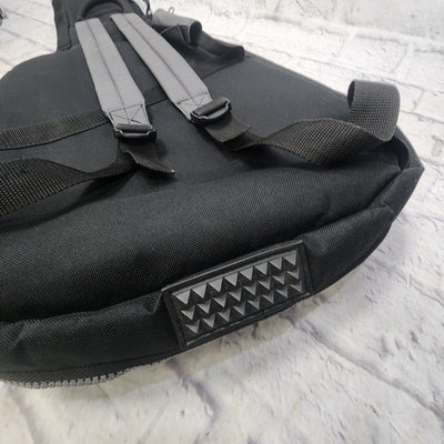 Topp Pro Electric Guitar Gig Bag with Removable Backpack Pocket
