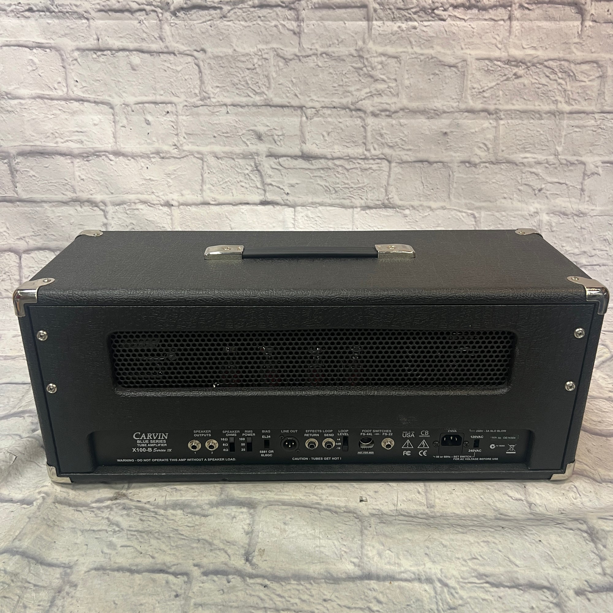 Carvin X100B Series IV Tube Amp Head
