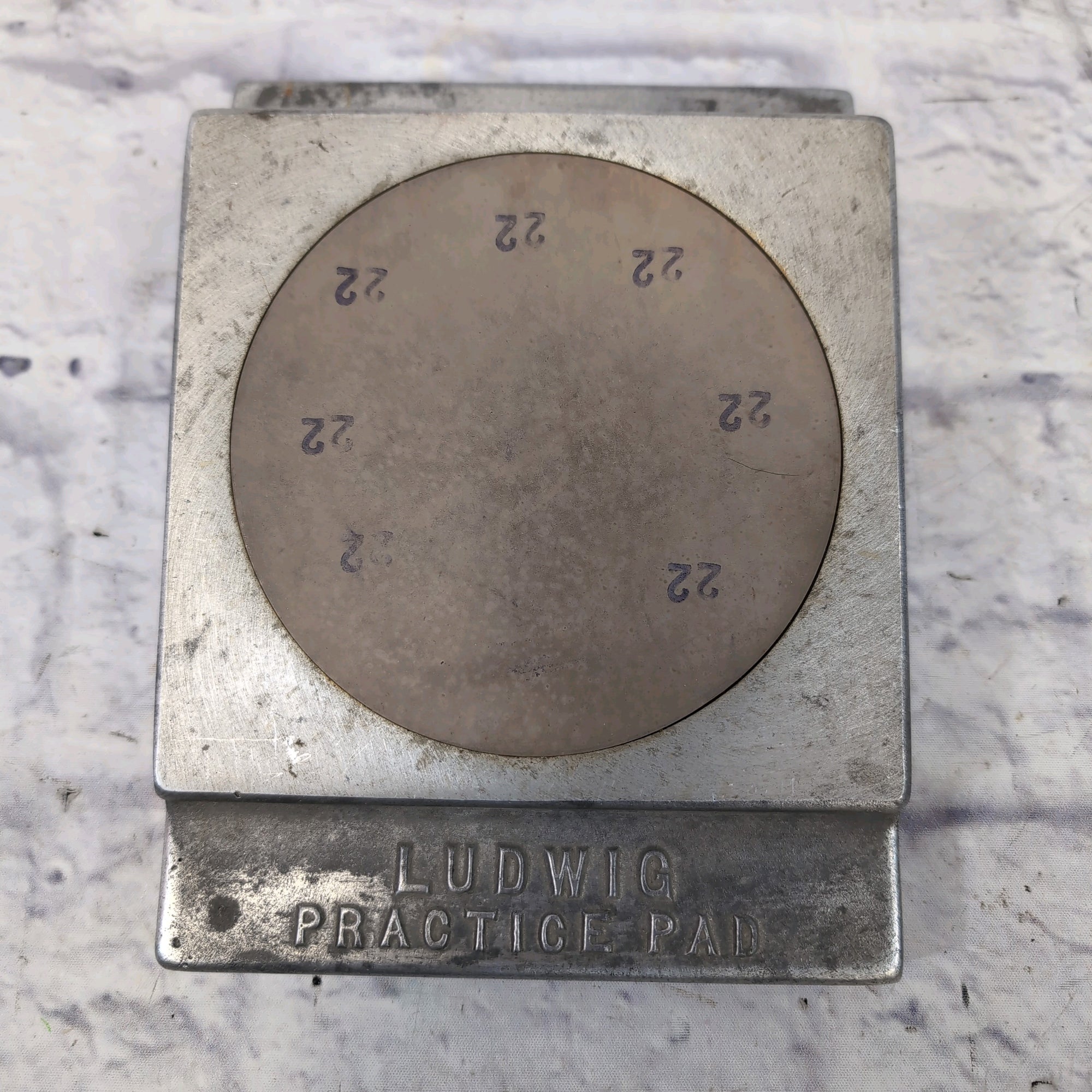 Ludwig Vintage Mountable Aluminum Practice Pad