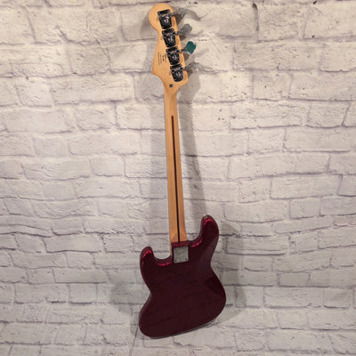 Squier Standard Series Jazz Red 4 String Bass Guitar