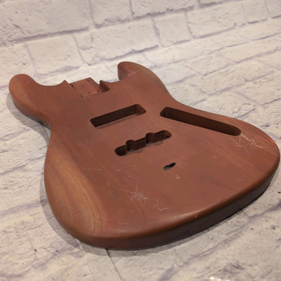 Unknown Walnut Bass Body
