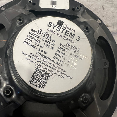 Quam System 3 8in Replacement Speaker