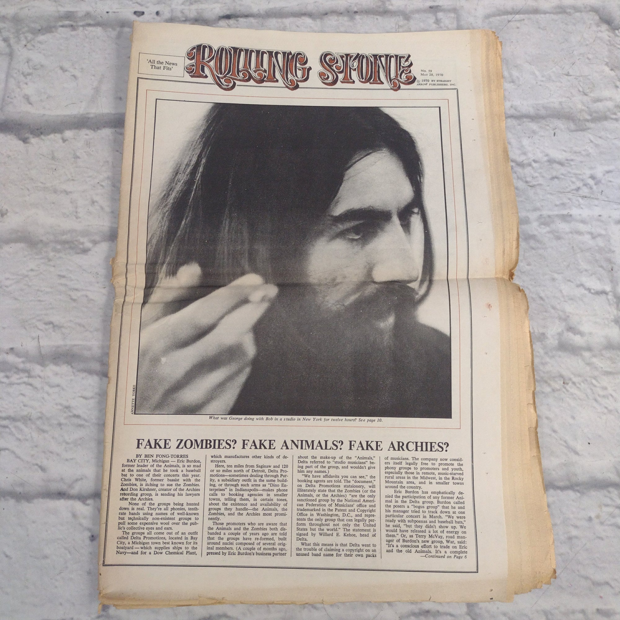 Vintage Rolling Stone Magazine - No 59 May 28 1970 - Little Richard Cover