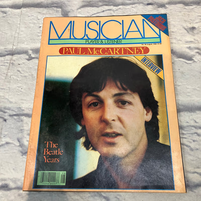 Musician August 1980 NO. 26 "Paul McCartney" - Vintage Magazine