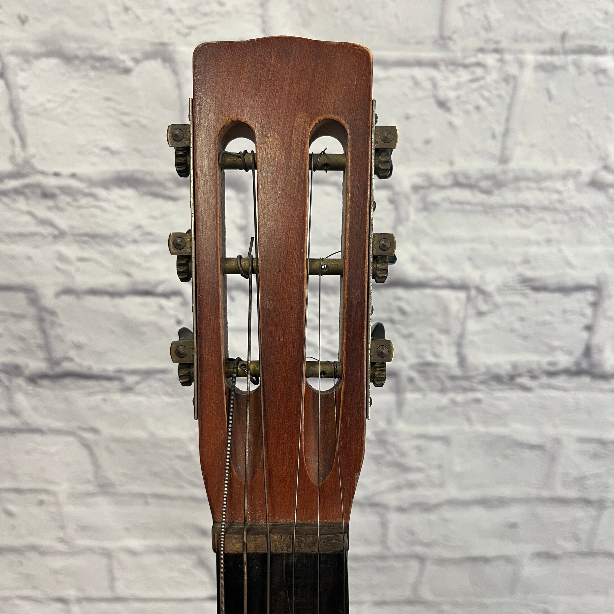 Harmony Supertone Hawaiian 3/4 Parlor Acoustic Guitar 1930s