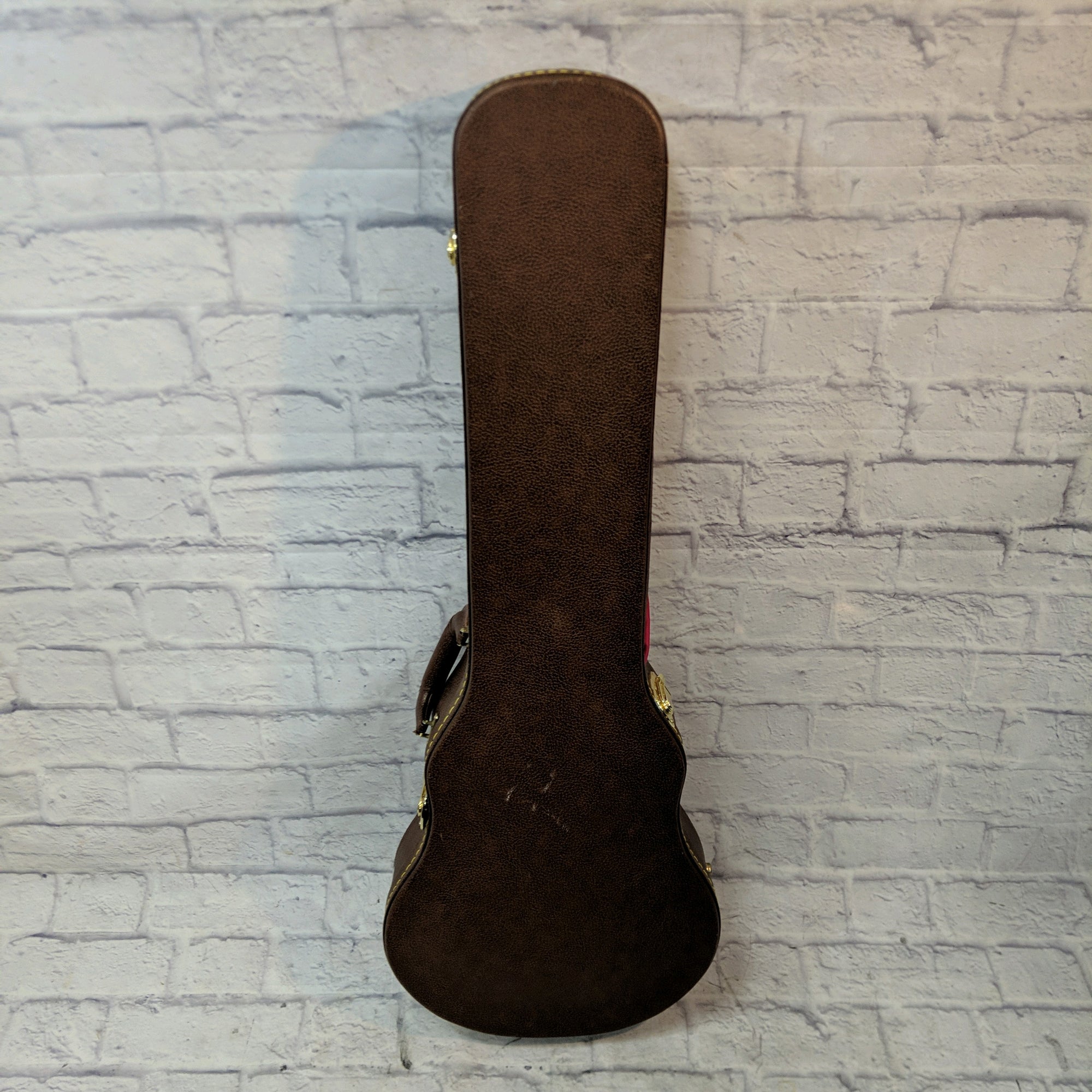 Gator GWSGBROWN Brown Les Paul Hard Case with Pink Interior