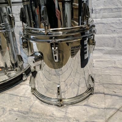 Remo Quadura 4 Piece Drum Kit - Chrome