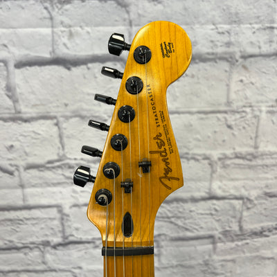 Unknown Partscaster Strat Style Electric Guitar Blue