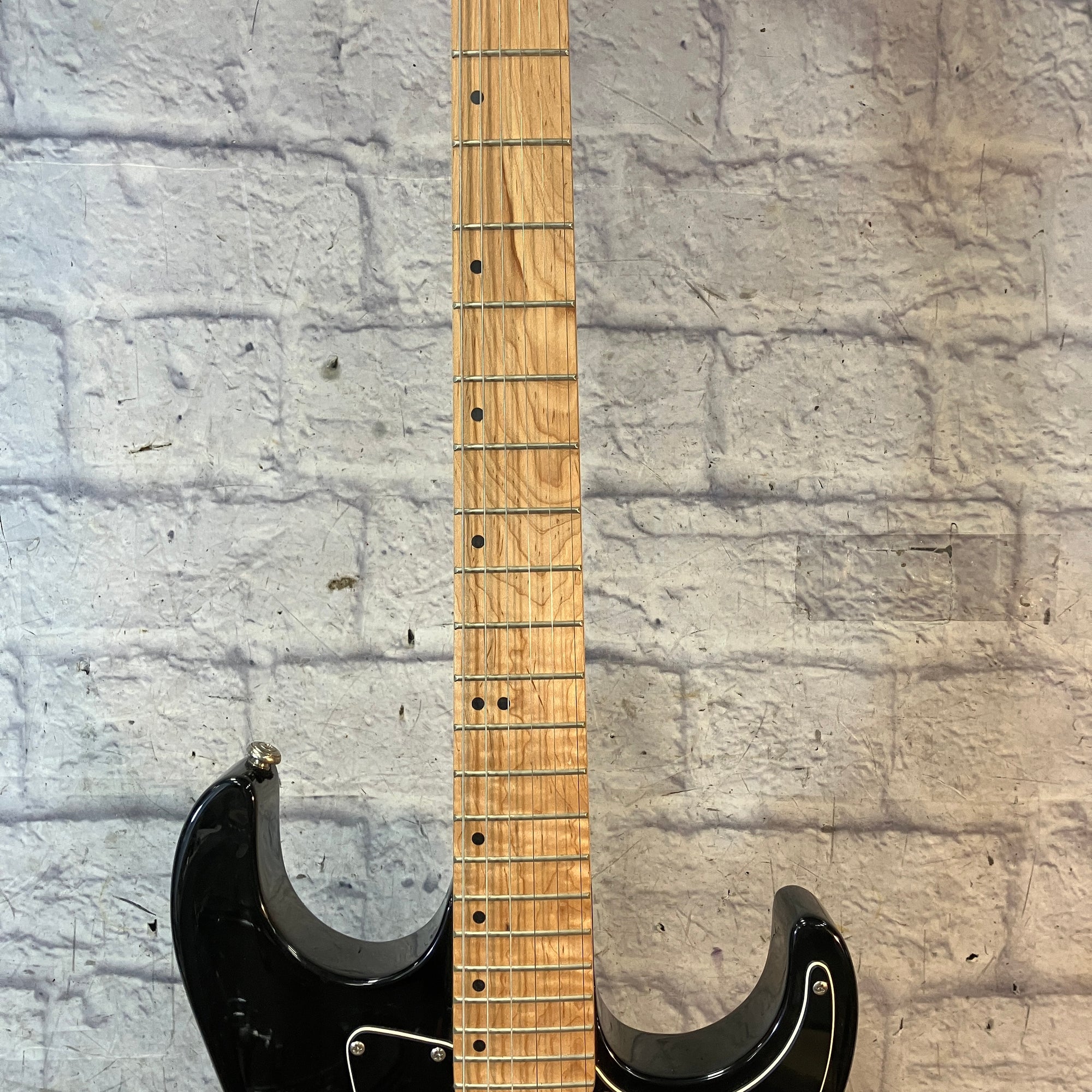 GWL George Washburn Lyon Black Stratocaster Style Guitar (With Gig Bag)