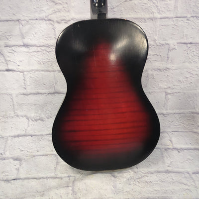 Egmond Red Short Scale Acoustic Guitar
