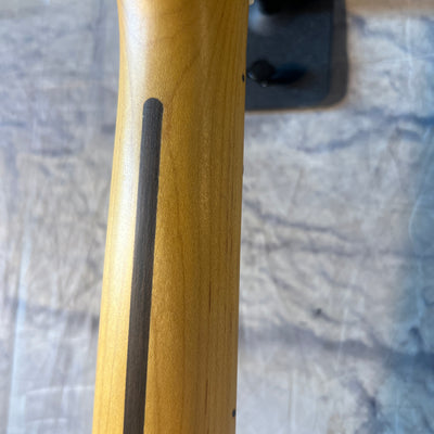 Unknown 4-String Bass Guitar Neck Maple Block Inlays