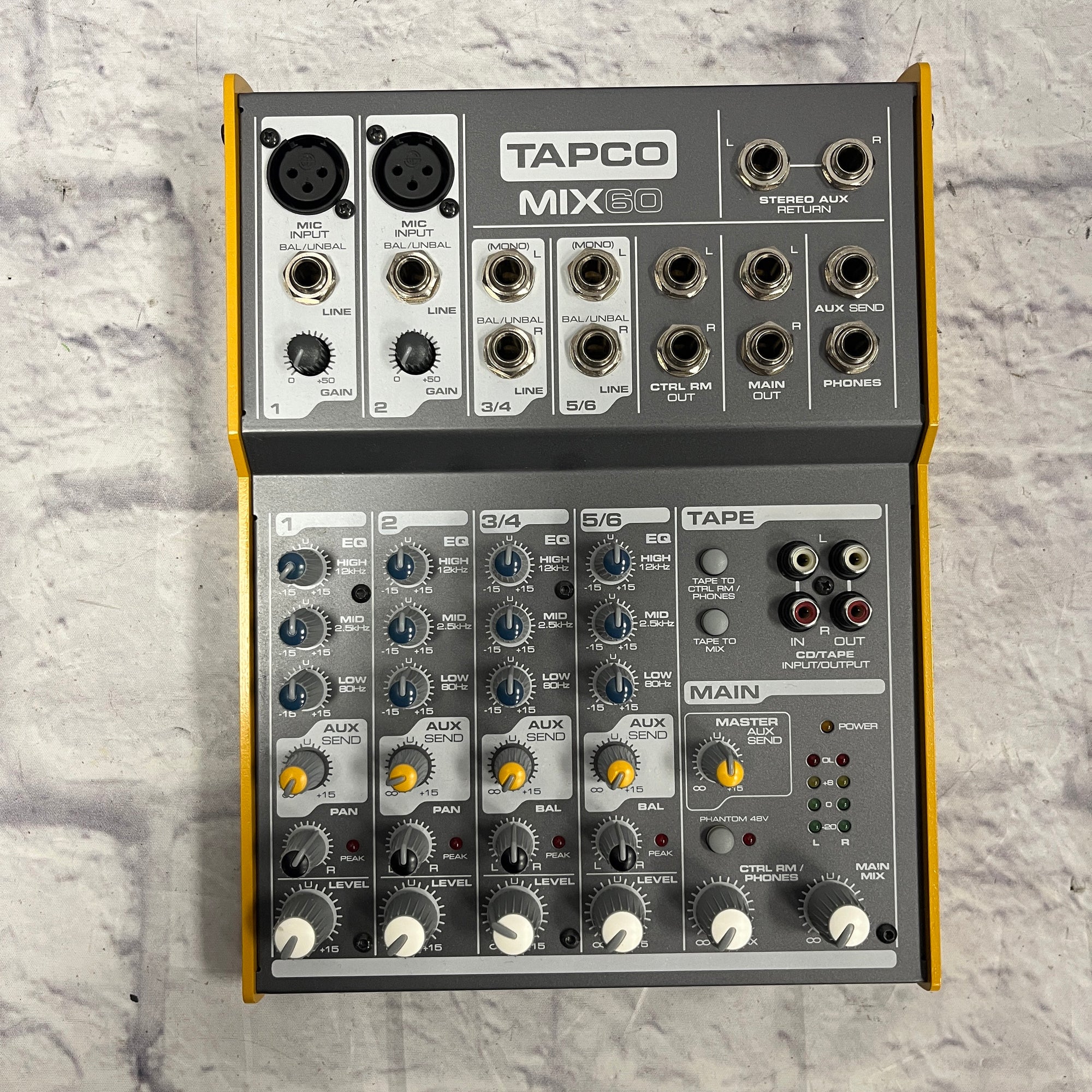 Tapco Mix60 Mixer - Evolution Music