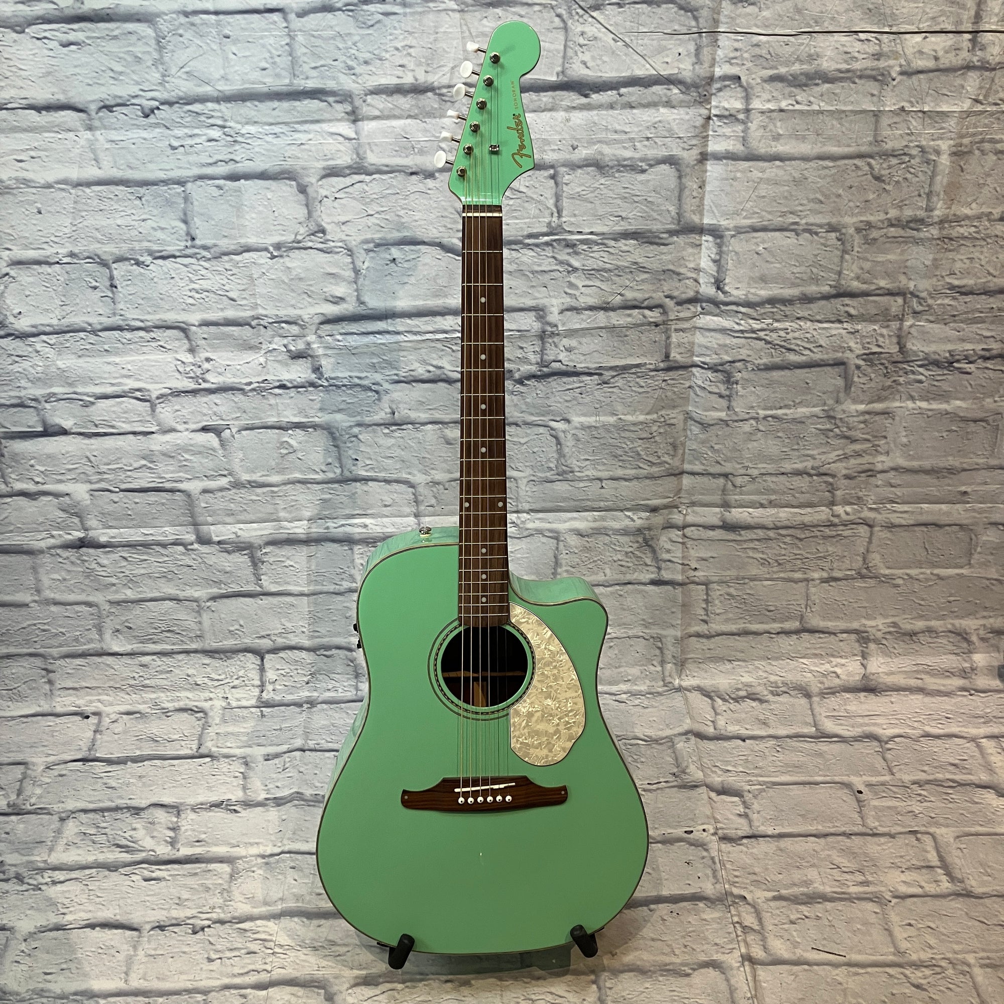 Fender Sonoran Seafoam Green Acoustic Guitar