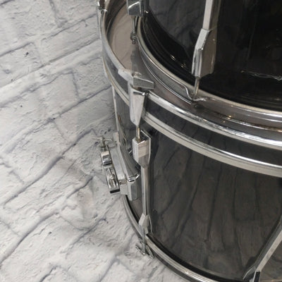 Pearl Export Black Drum Kit and Rack 12 13 16 22