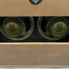 Unknown 2x10 Brown Lacquered Tweed Guitar Cabinet Celestion Greenback