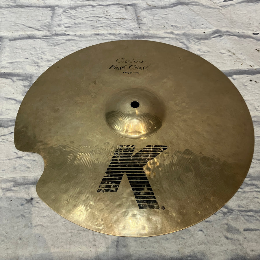 Zildjian K Custom Fast Crash 14" Repaired