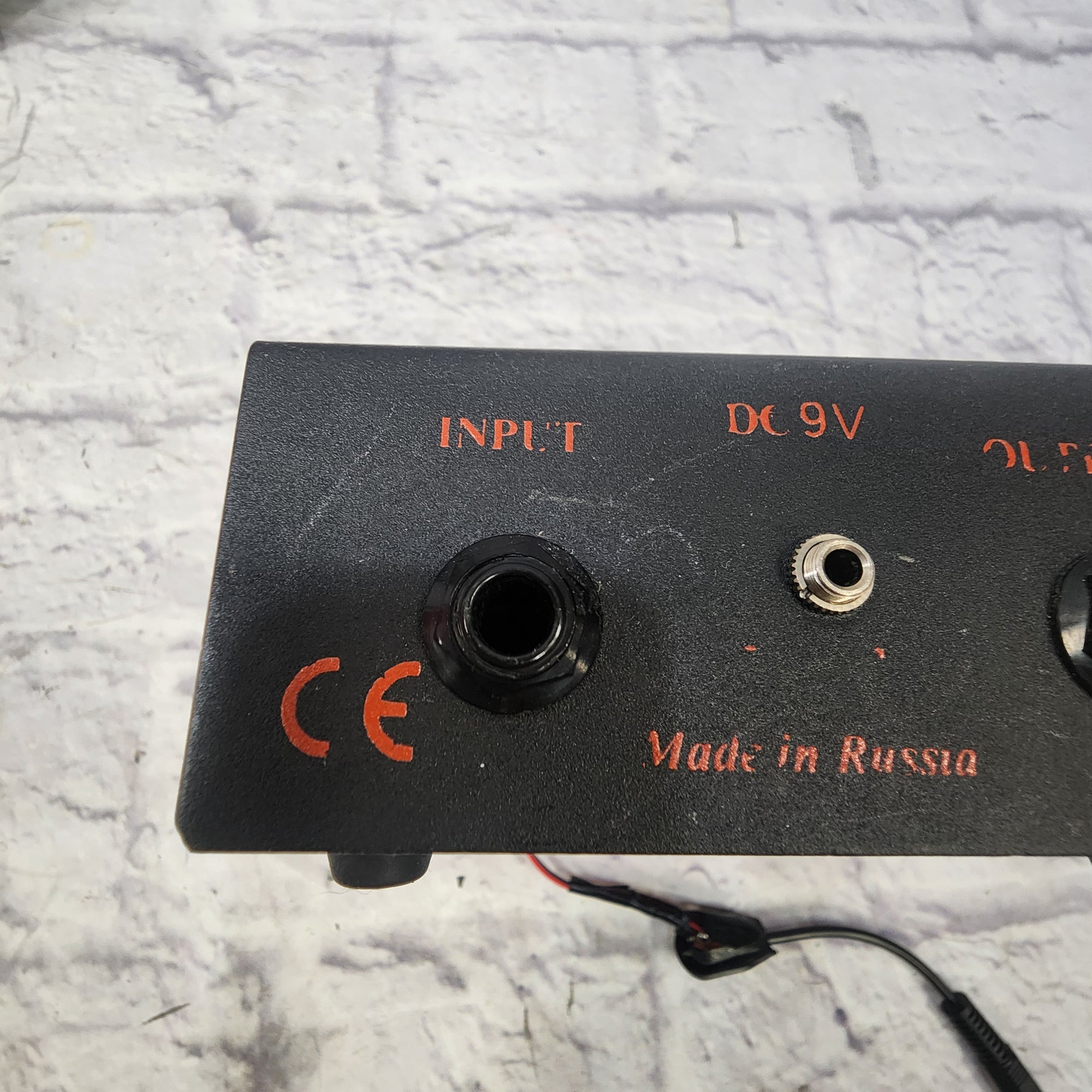 Electro-Harmonix Small Stone Phaser Black Russian Missing Battery Door