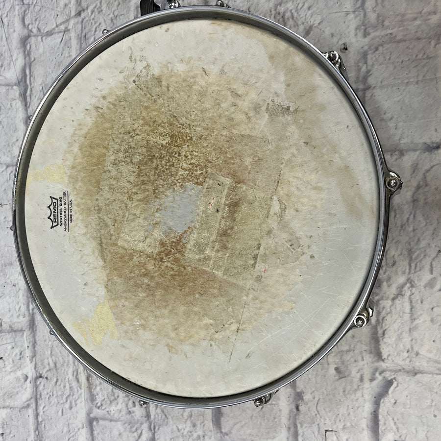 Unknown 14 8-Lug Chrome Snare Drum Made in Taiwan