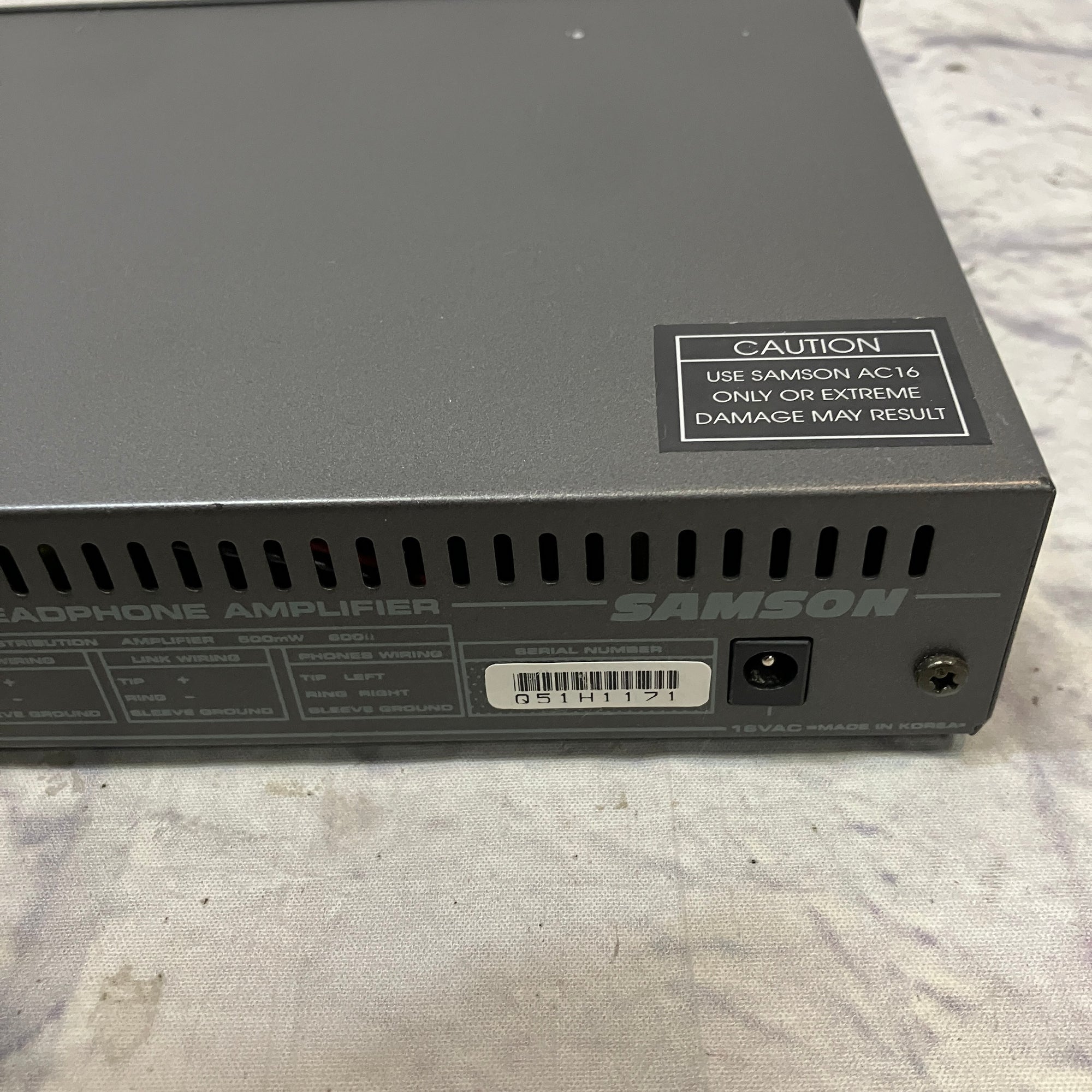 Samson Q5 Headphone Amp