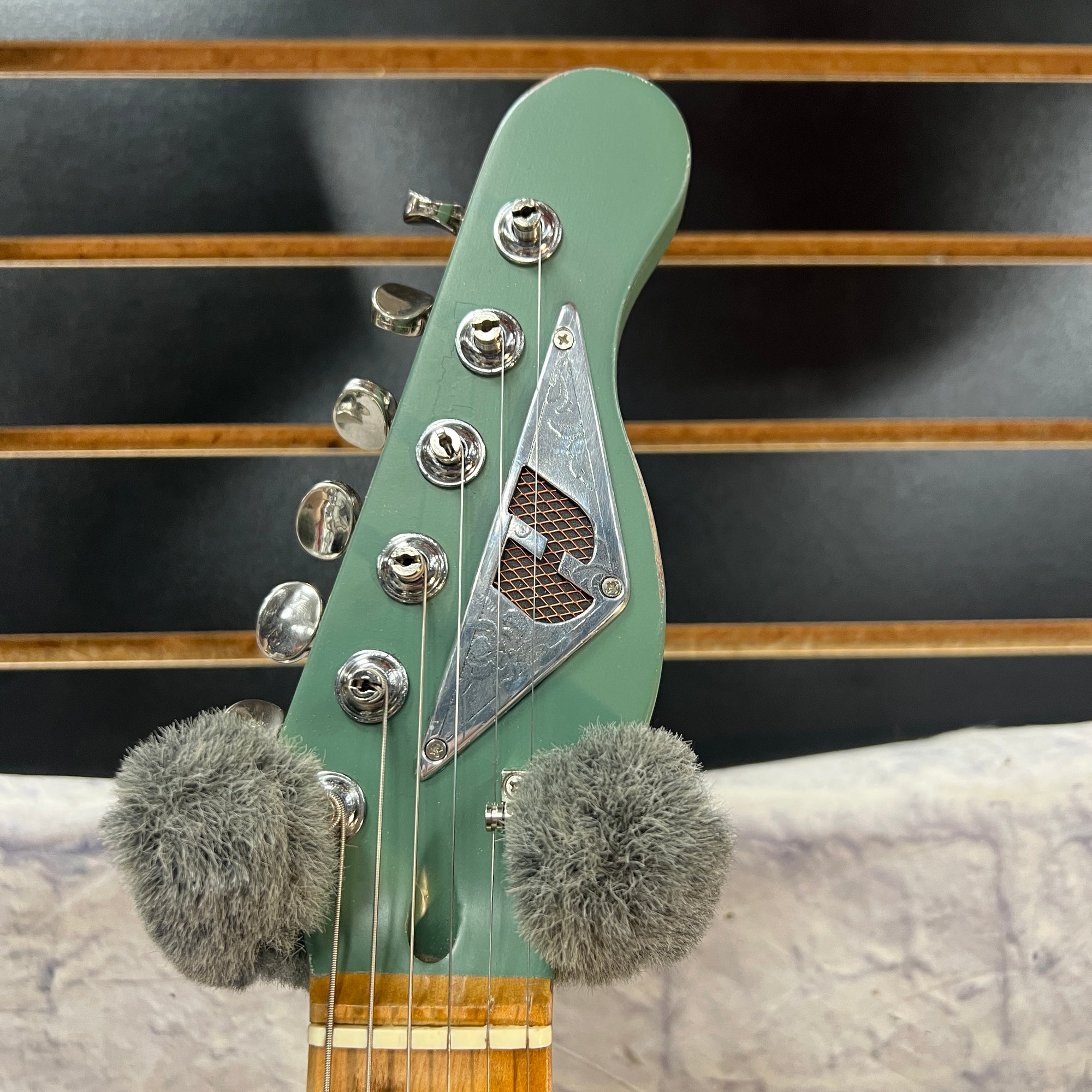 Harden Engineering BluesBird Jr Distressed Forest Green with Case