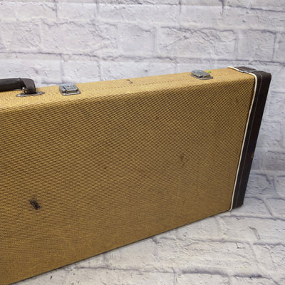 Unknown Tweed Solid Body Electric Guitar Hard Case