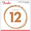 Fender Phosphor Bronze Wound 12-53 Acoustic Guitar String