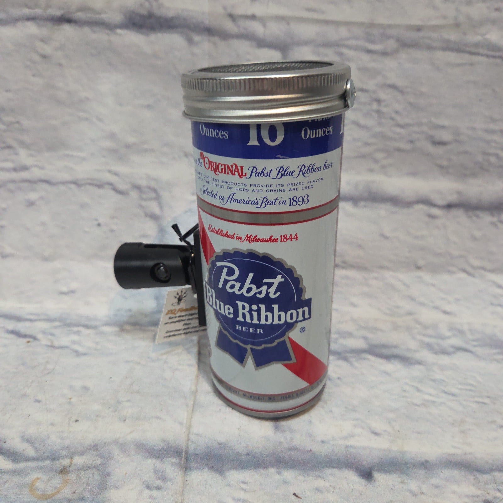 Darwin Audio "Pabst Blue Ribbon" Themed Contact / Piezo Mic  Microphone