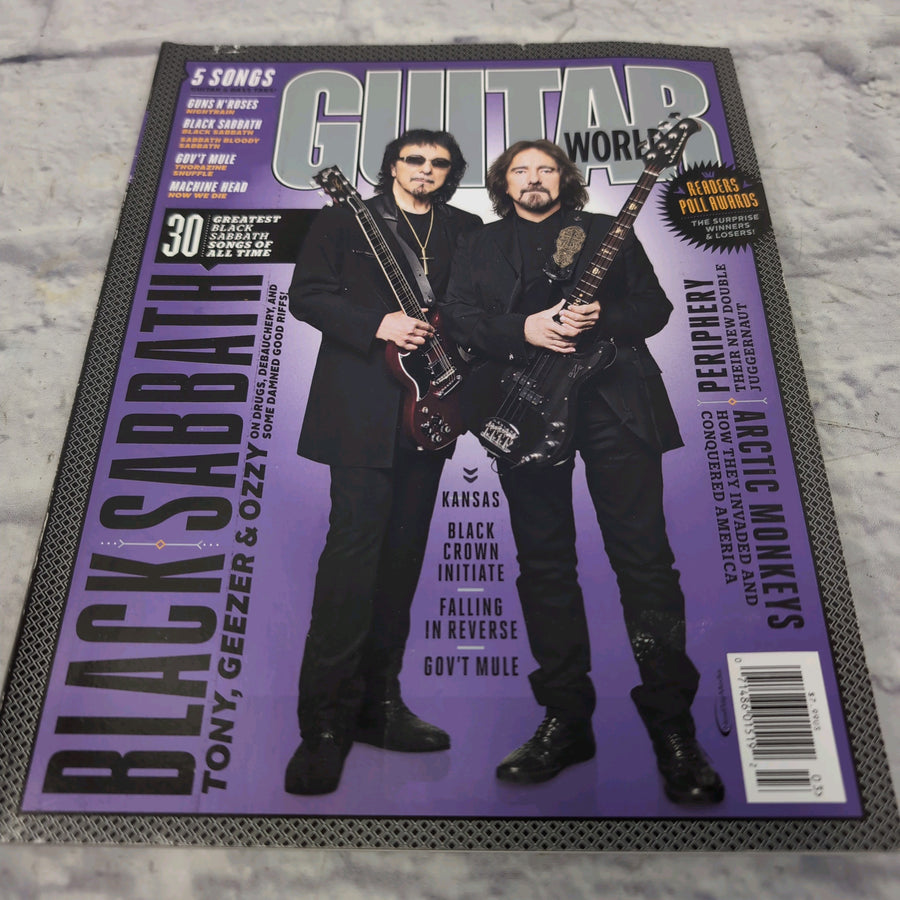 Guitar World March 2015 | Black Sabbath | Readers Poll | Arctic Monkeys Magazine