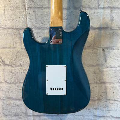 J Reynolds S Style Turquoise Electric Guitar